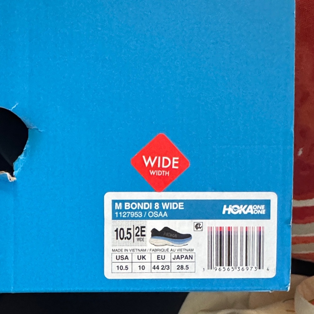 Hoka One One Bondi 8 Wide in Blue